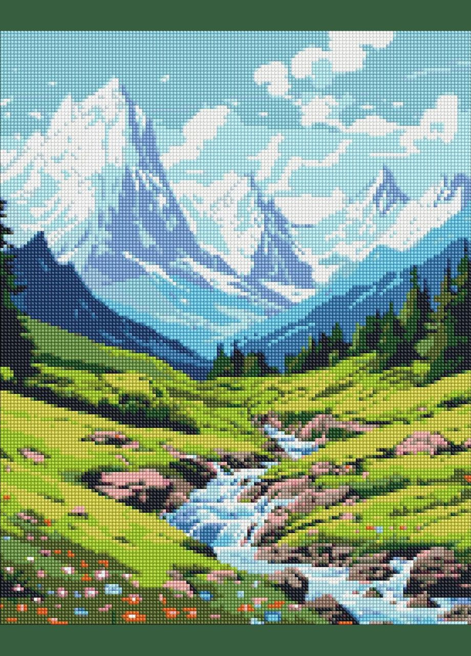 Алмазная мозаика Лето в горах Идейка 40 х 50 AMO7812 IDEYKA (354828010)