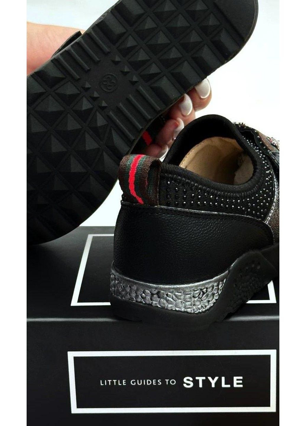 Мокасини дитячі чорні Lilin Shoes (305847633)