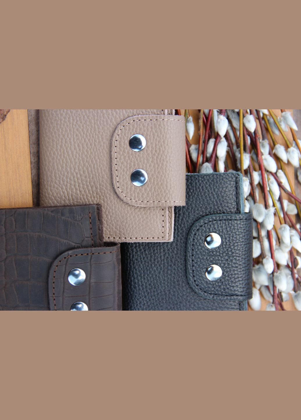 Шкіряний гаманець 13.0 Кольори на Вибір Dekey (351898878)