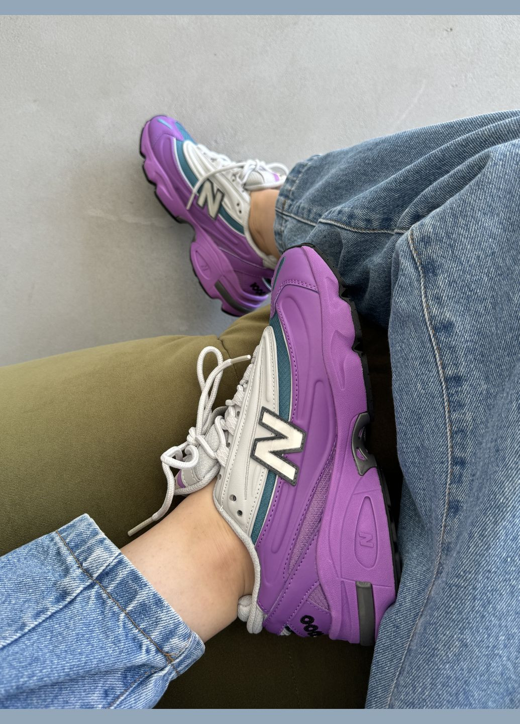 Кроссовки женские New Balance 1000 purple | Нью Беланс 1000 фиолетовые No Brand фиолетовые демисезоны (316507770)