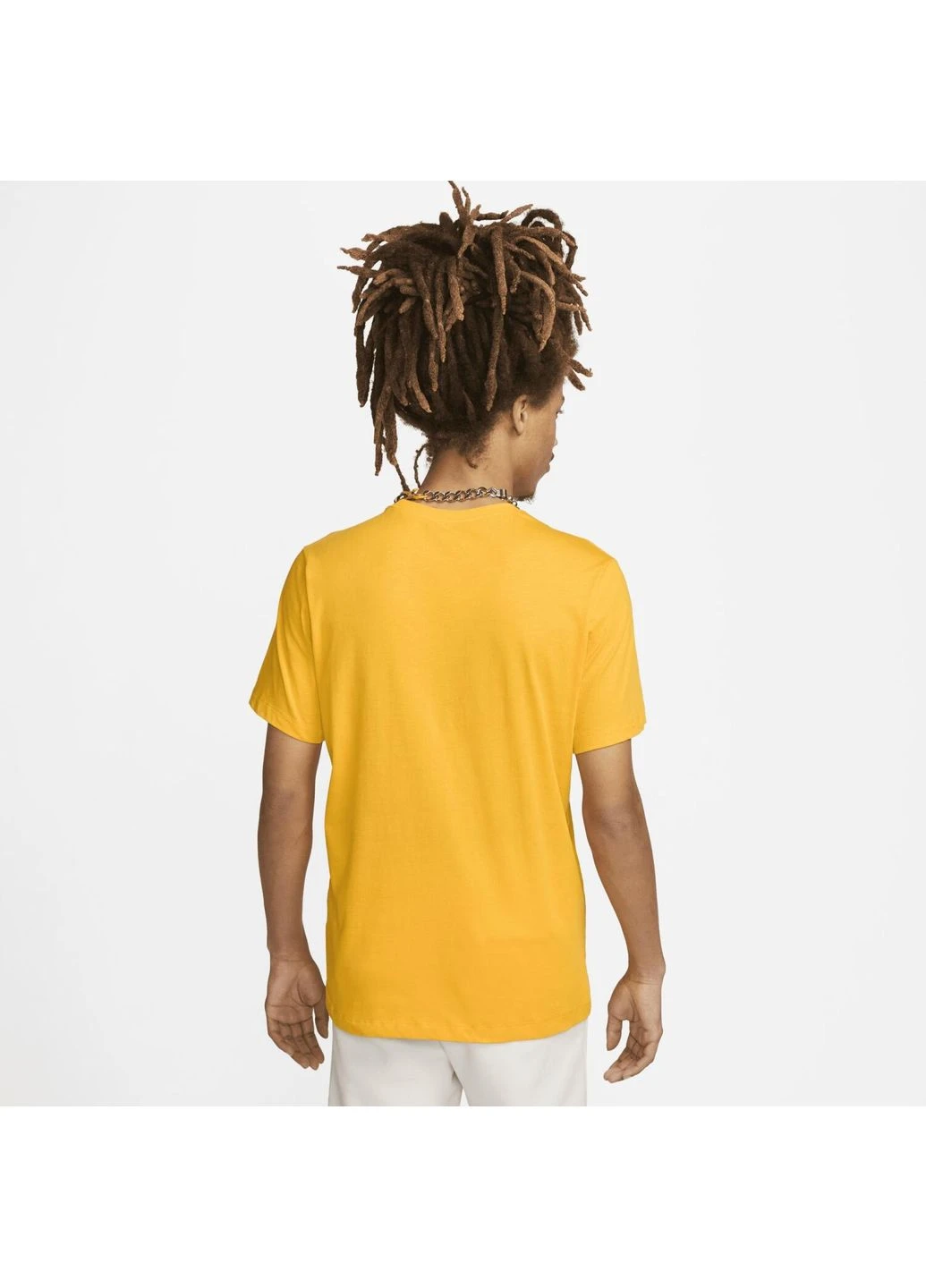 Желтая футболка nsw tee just do it swoosh желтая ar5006-740 Nike