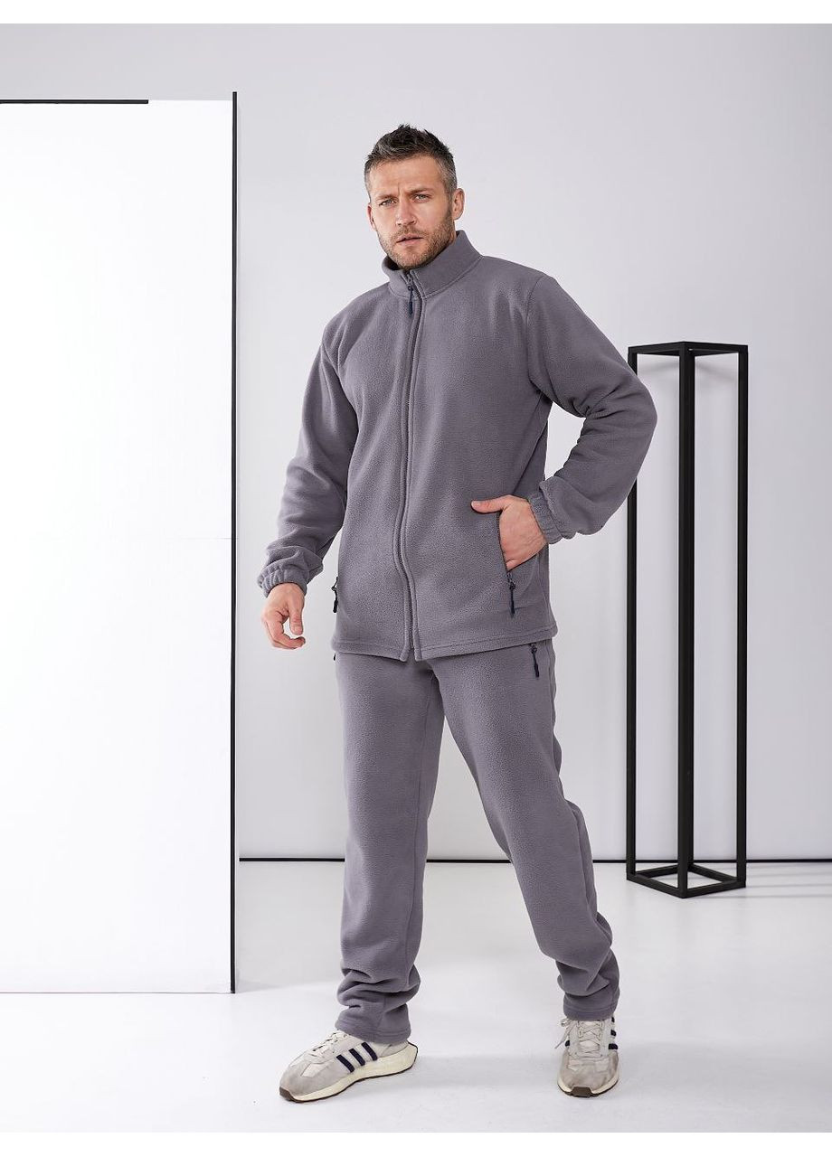 Сірий зимній костюм Garna