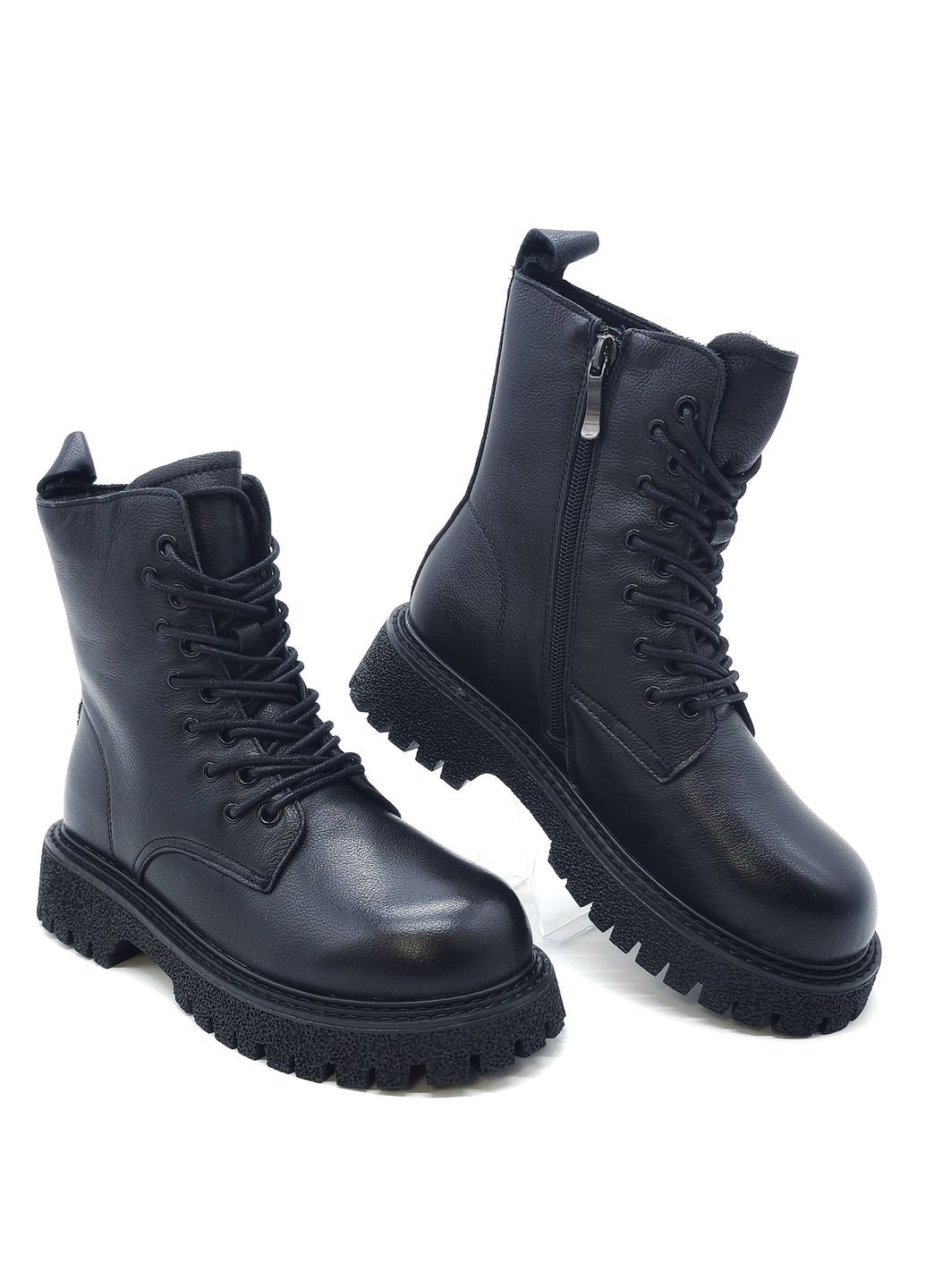 Жіночі черевики чорні шкіряні BV-13-16 23 см (р) Boss Victori (268036946)