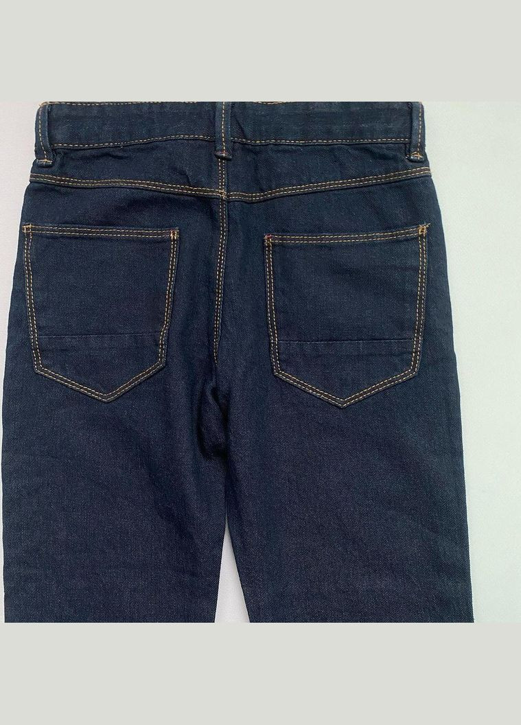 Джинси прямі на хлопчика 122-128 см (7-8 років) темно-сині George (305577579)