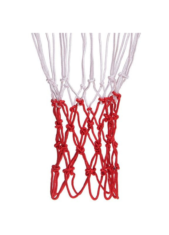 Сетка баскетбольная MK (полипропилен, белый-красный, компл. 2шт) (C-7522) SP-Sport (361438904)