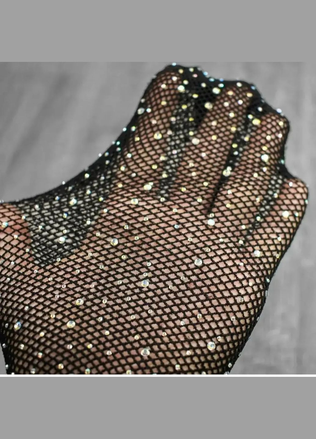 Колготки зі стразами в чорний сітку купити недорого No Brand (318478745)