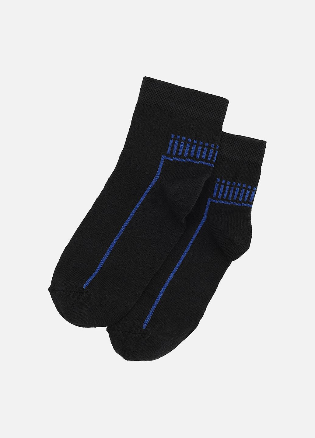 Чёрные носки средние для мальчика цвет черный цб-00281193 Версаль всесезон (343414457)