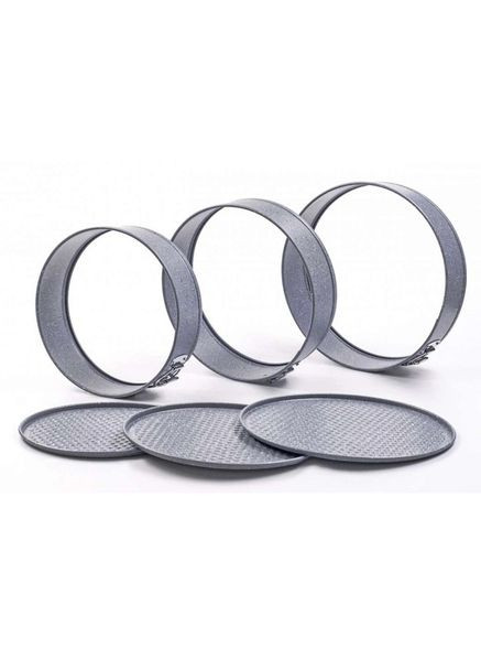 Набор разъемных форм CB-501 Eco Granite, металическая форма для выпечки набор, круглая форма Con Brio (364665806)