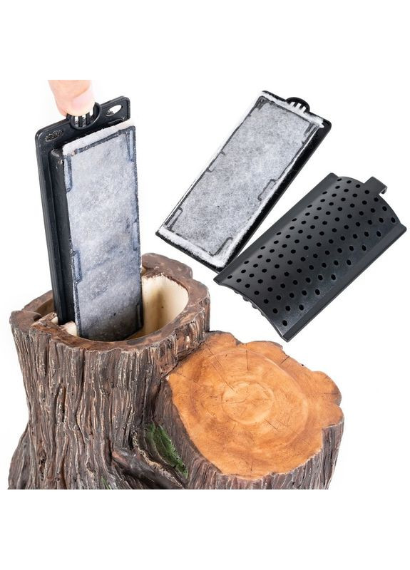 Декоративний фільтр-водоспад Turtle Filter Tree (GLB10) у формі кореня для амфібій та тераріумів Repti-Zoo (364488923)