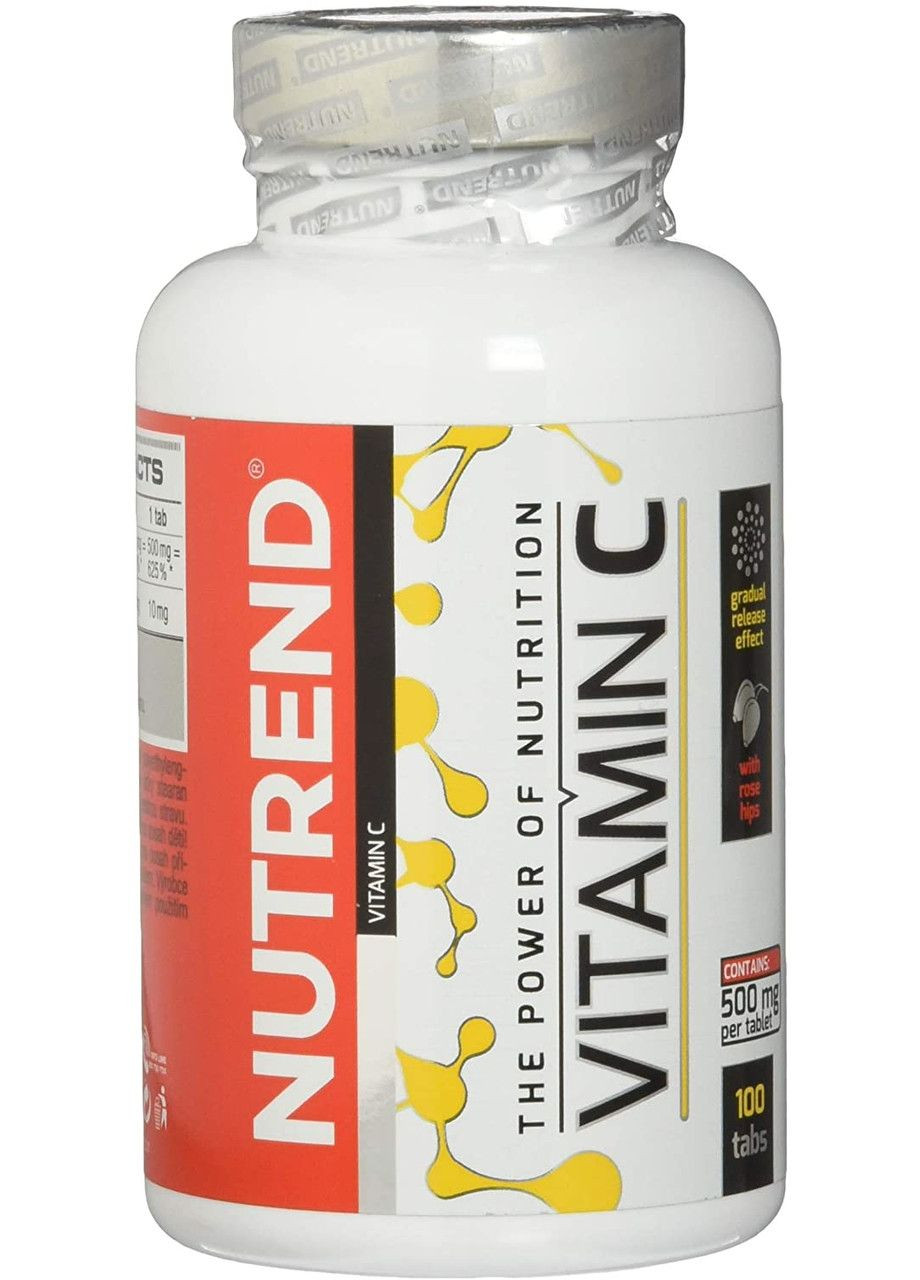 Витамин С Vitamin C with rose hips 100 tabs Nutrend (284120227)