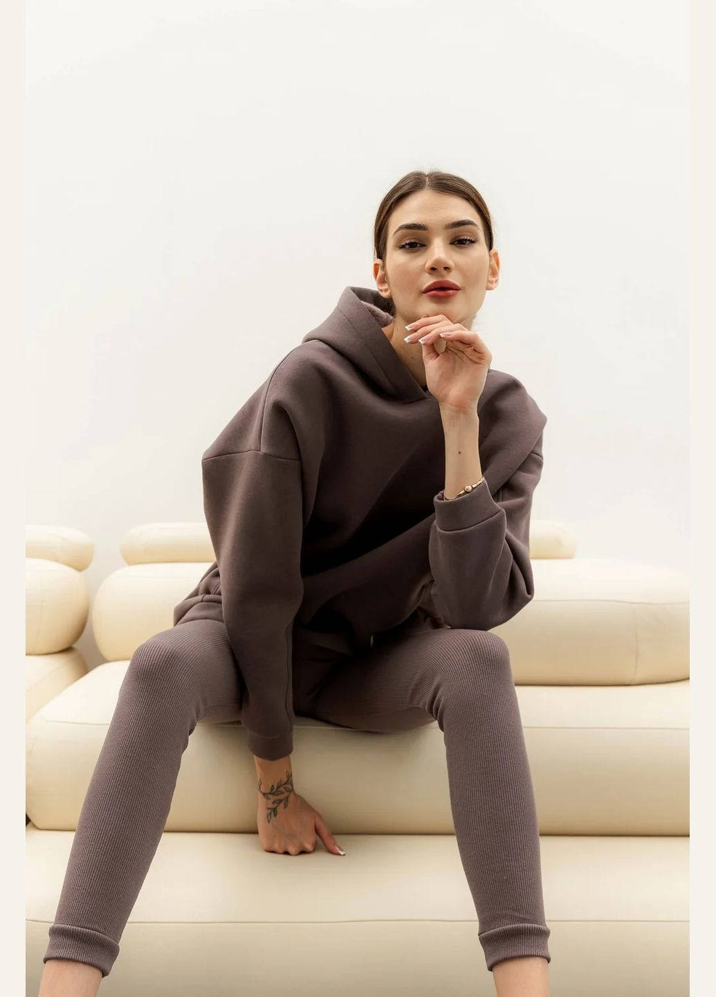 Сливовые демисезонные лосины Seventeen