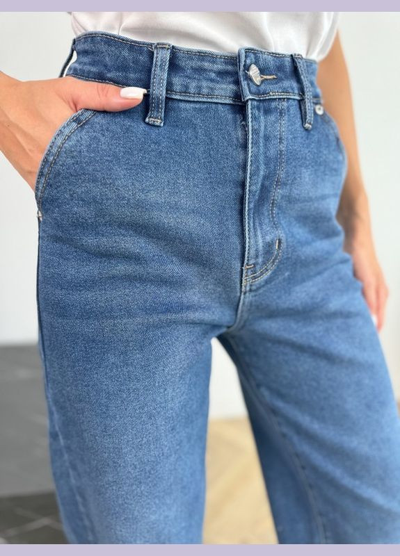 Джинси WN20-683 сині ISSA PLUS - (317398663)