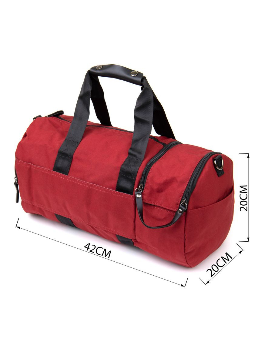 Спортивна сумка текстильна 20642 Малинова Vintage (366880943)