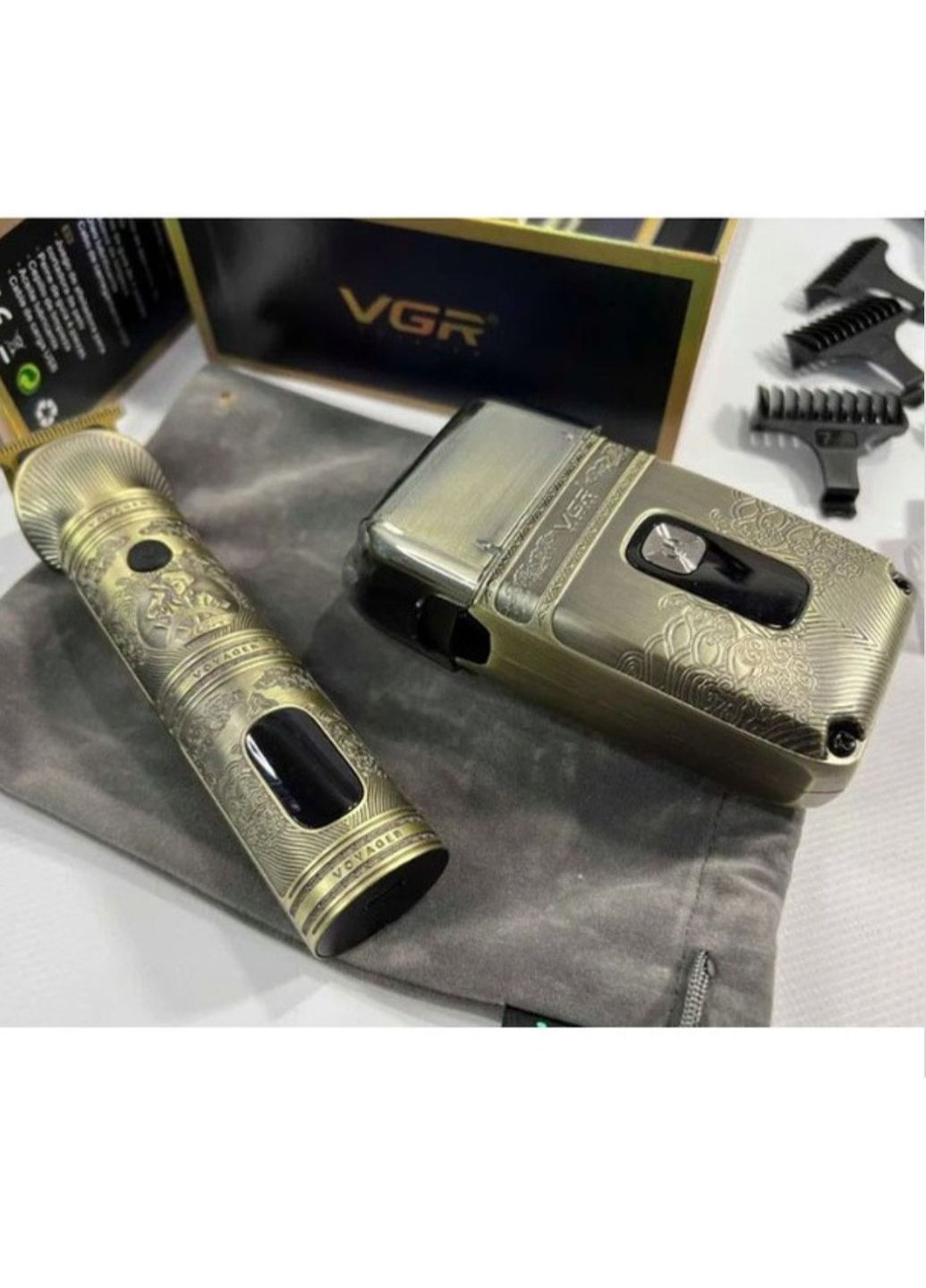 Беспроводной профессиональный набор машинка для стрижки и шейвер 649 VGR (372744729)