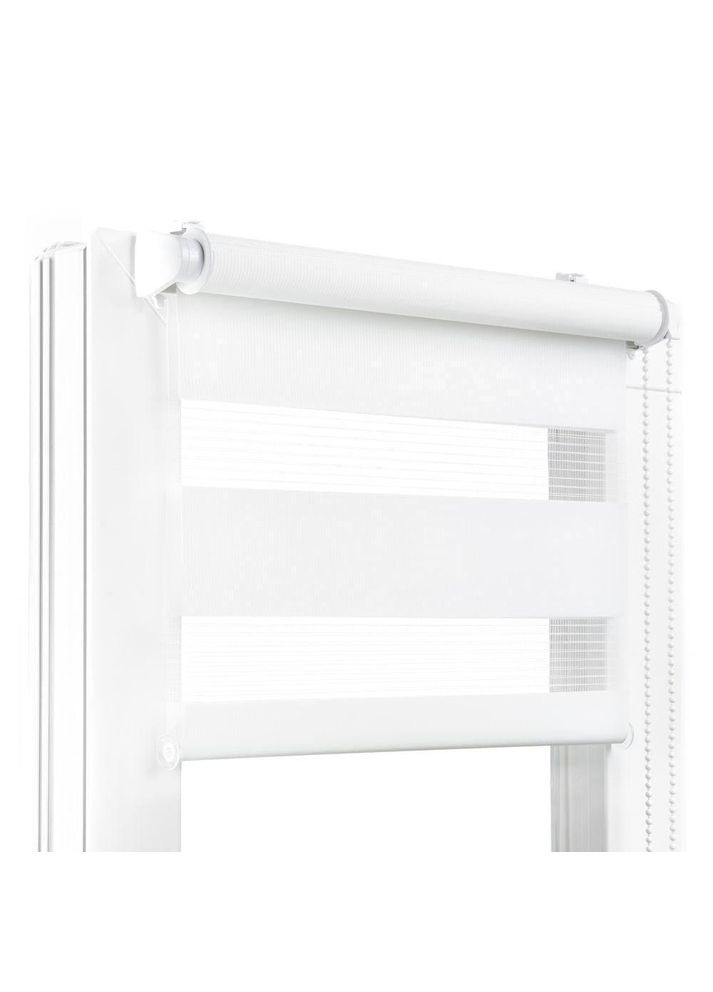 Роллеты День Ночь Жалюзи Рулонная штора День-Ночь Белая 580 No Brand (340669425)