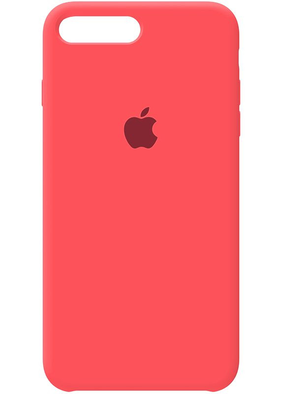 Чехолнакладка Silicone Case Apple iPhone 7 Plus/8 Plus Peach Pink Toto (301836328)