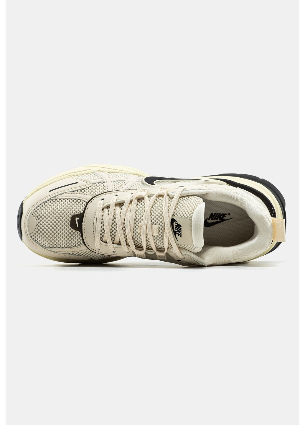 Кроссовки женские Nike No Brand V2K Run бежевые демисезоны (370269336)