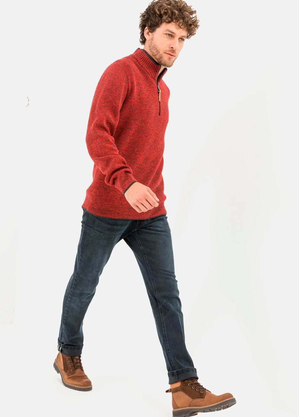 Чоловічі темно-сині джинси прямого крою Camel Active 488375-9D62-47 (330478060)