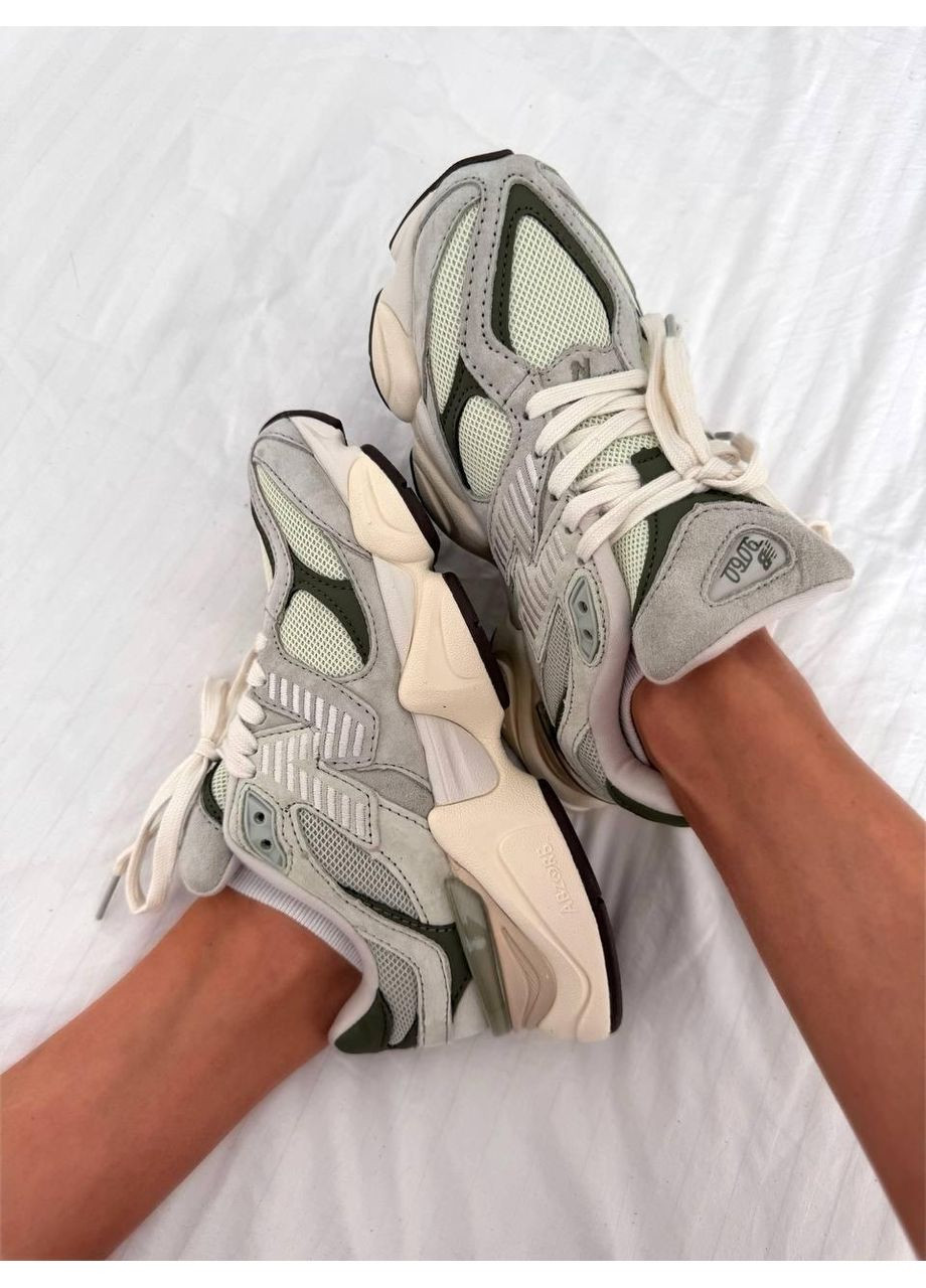 Бежеві Осінні кросівки чоловічі new balance 9060 « olivine » нью беланс 9060 No Brand