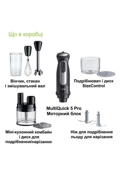 Блендер MQ55755MBK Braun (362671191)