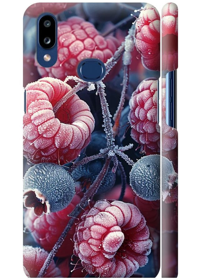 3D пластиковий матовий чохол 'Морозні ягоди' для Endorphone Samsung Galaxy A10s A107F (285109780)