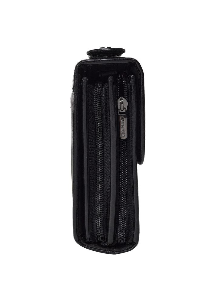 Чоловіча класична шкіряна барсетка Italico 9337 nero Tony Perotti (303831172)