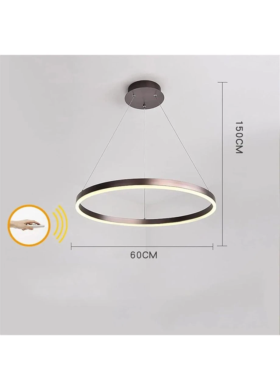 Светодиодная люстра Олимпия PJ812 Coffee 60см No Brand (396517843)