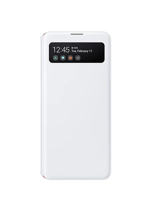 Чохол-книжка S View Wallet Cover для Galaxy A41 SM-A415 White (EF-EA415PWEGRU) Samsung (341490133)
