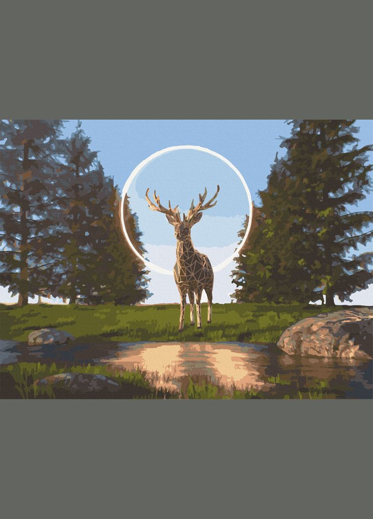Картина за номерами Олень у лісі 40*50 см ArtCraft 11636-AC Art Craft (321968596)