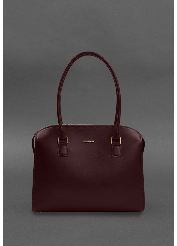 Женская кожаная сумка Business бордовый Краст BlankNote (348359269)