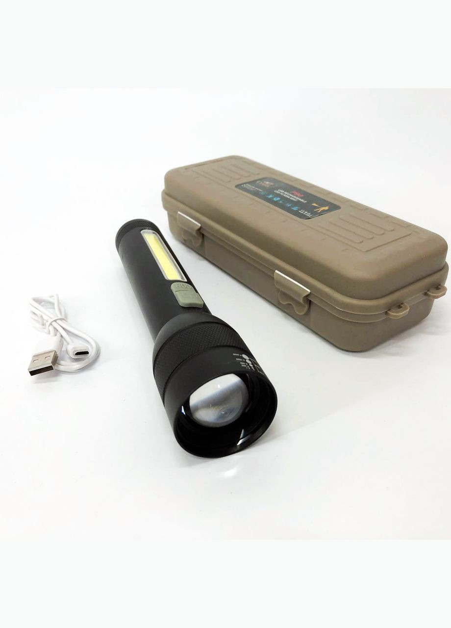 Ліхтарик CB-C22 з потужним діодом P90, Потужний акумуляторний лед ліхтарик, Ручний ліхтарик led Coba (369562026)