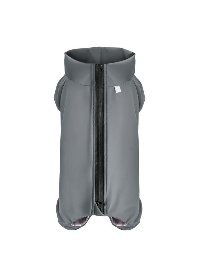 Дождевик для собак Clothes, водонепроницаемый, В 43-45 см, С 27-30 см, серый WAUDOG (365874236)