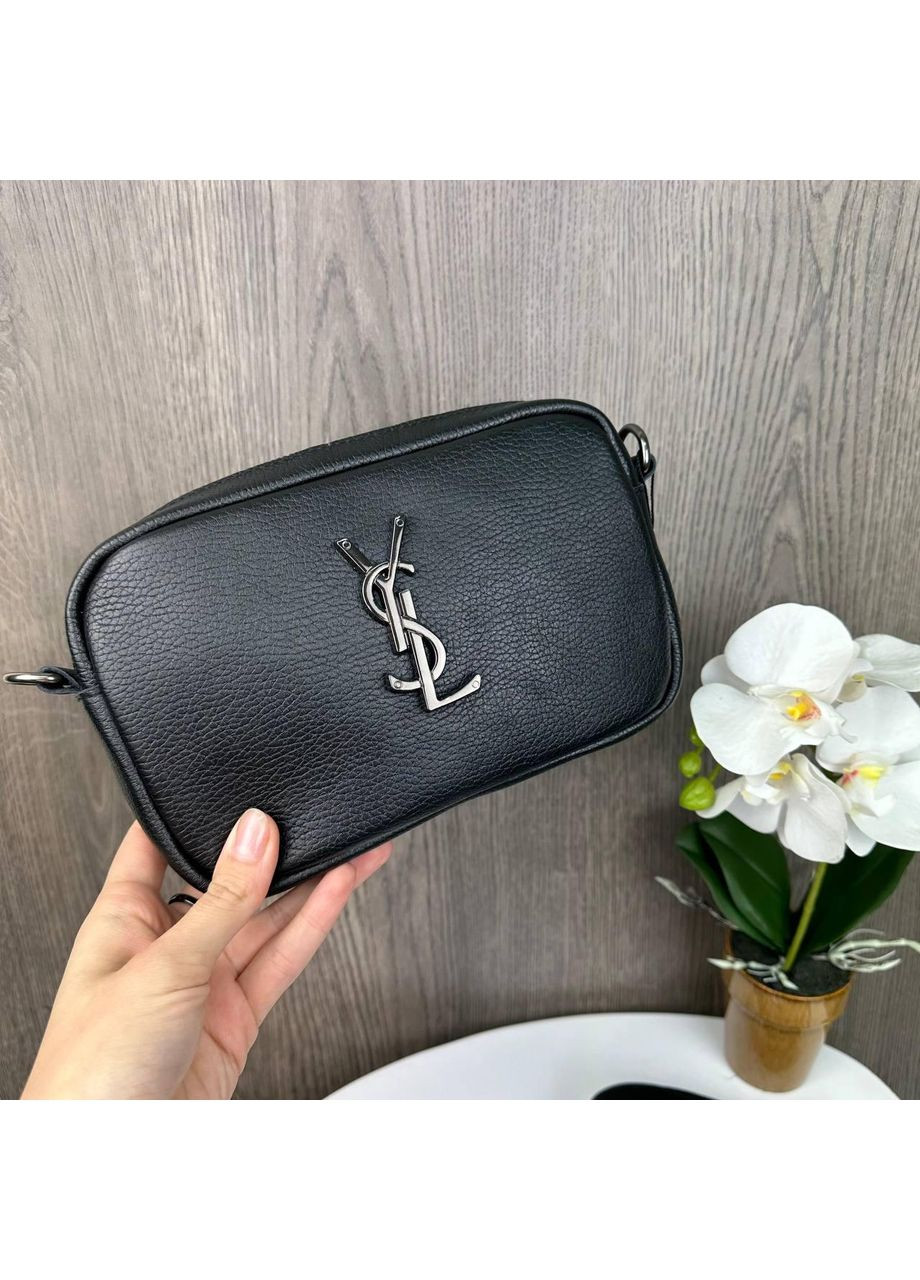Шкіряна жіноча міні сумочка клатч YSL, маленька сумка з натуральної шкіри No Brand (393665607)