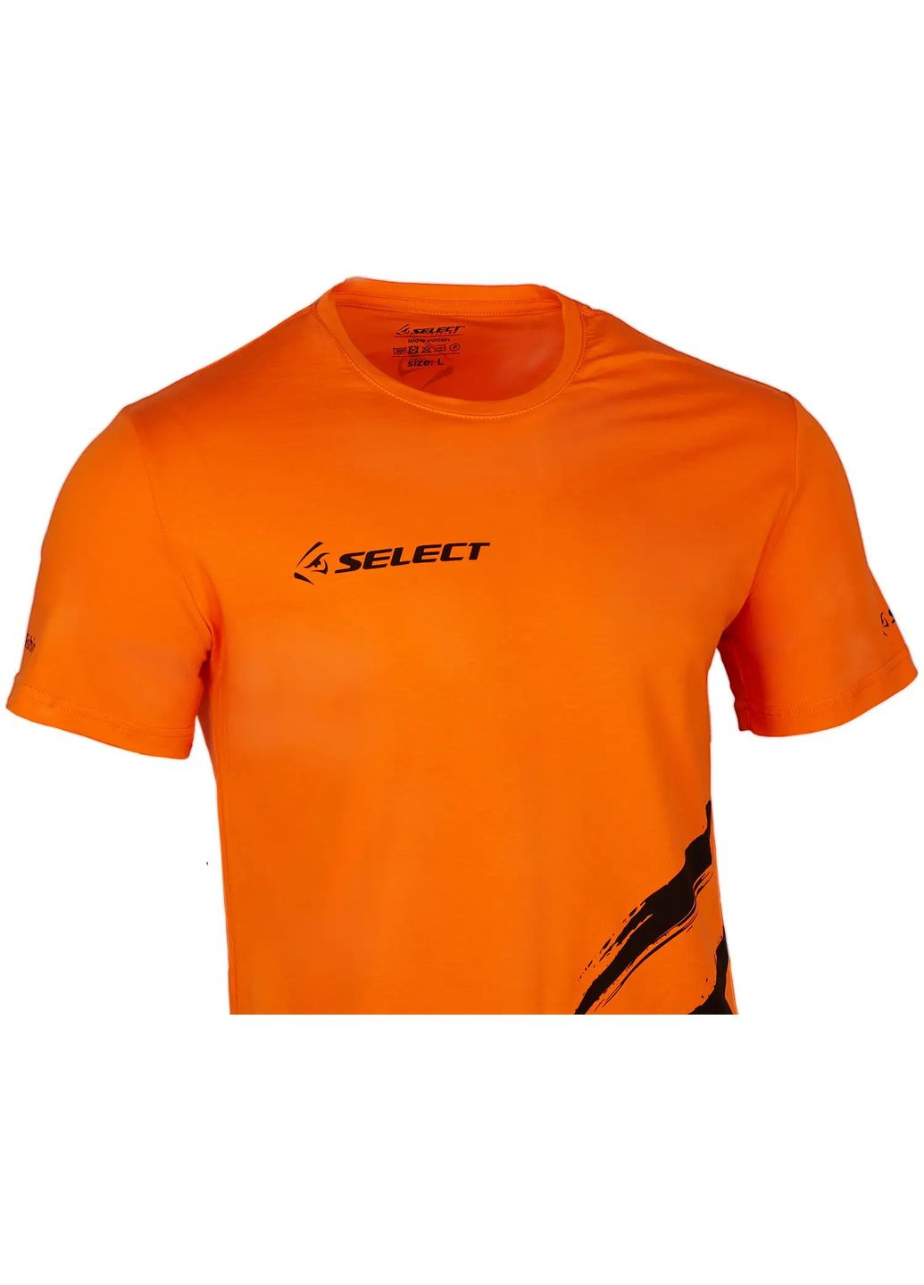 Помаранчева футболка fish logo orange Select