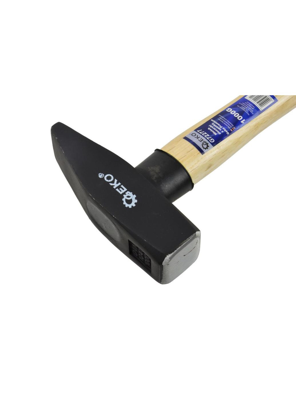 Молоток слюсарний " "-premium 1,0 кг з дерев'яною ручкою Geko (308338695)