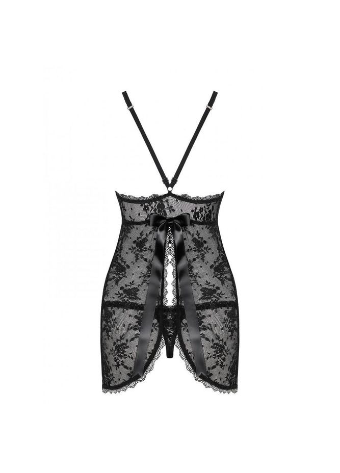 Сорочка из цветочного кружева с открытой попой,, Obsessive (297441174)