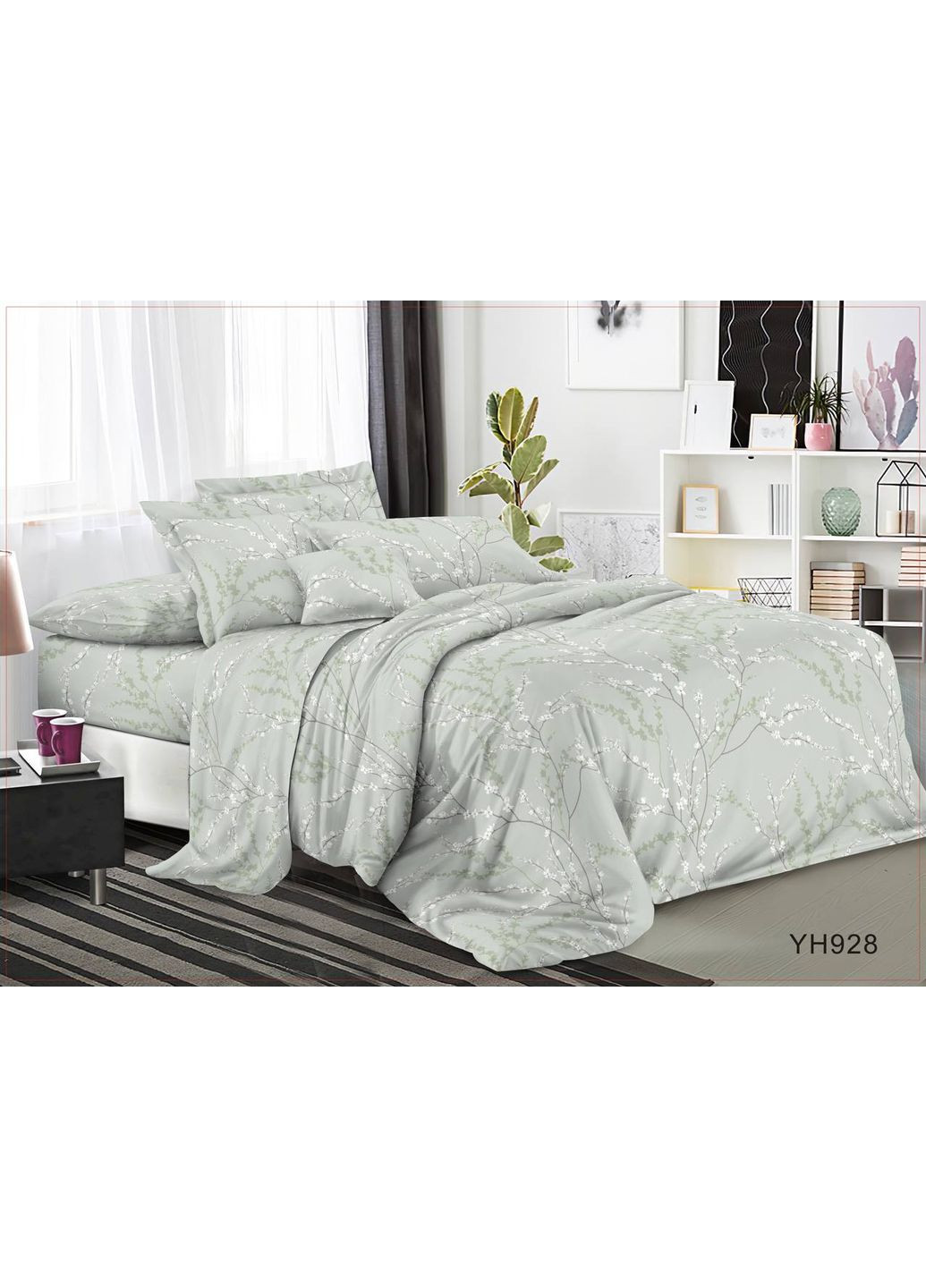 Двуспальный комплект постельного белья 180х220 см (BP2-330) Vital-Textile Бязь 3D Premium (353310799)