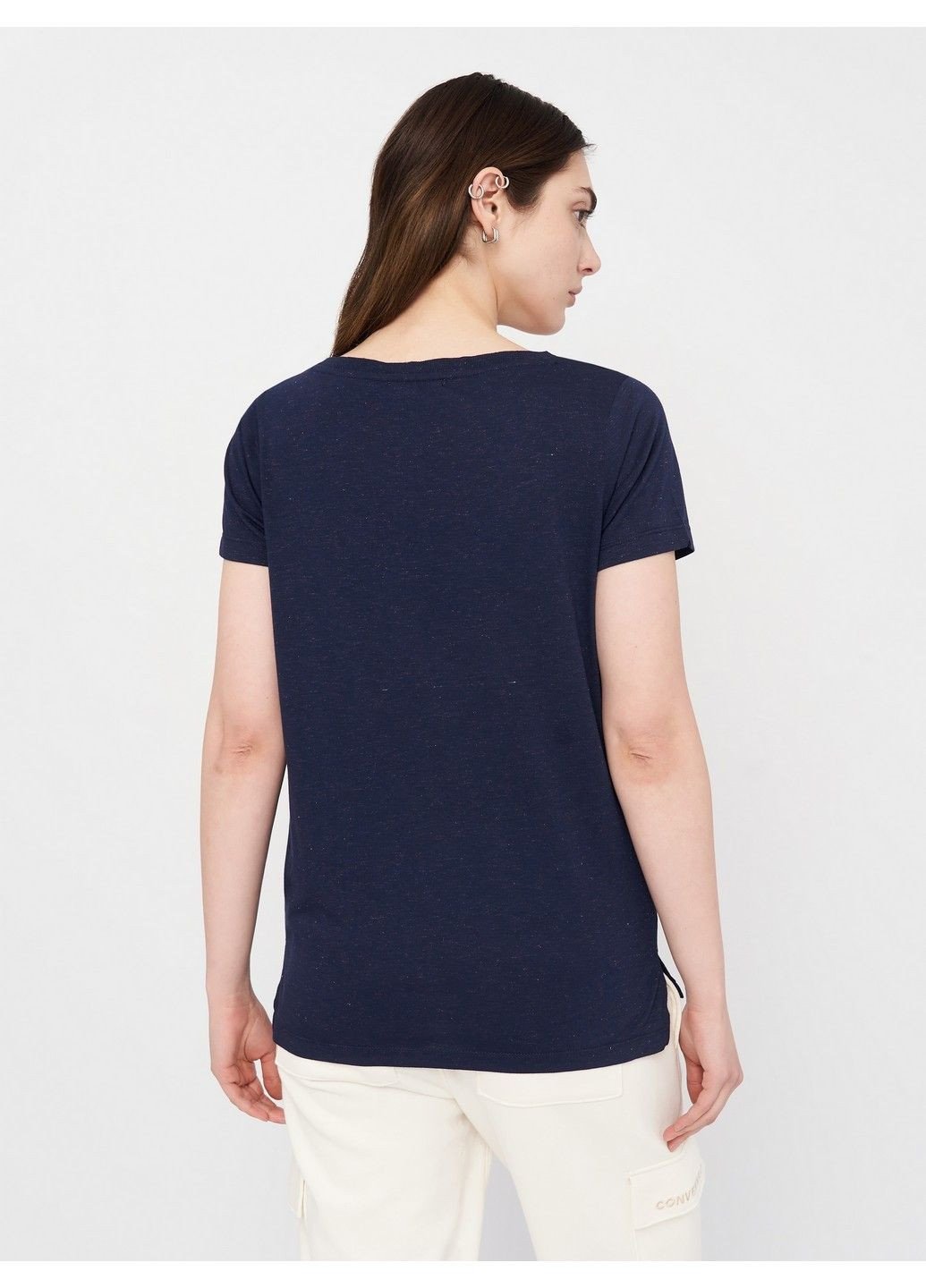 Темно-синяя летняя футболка Dex