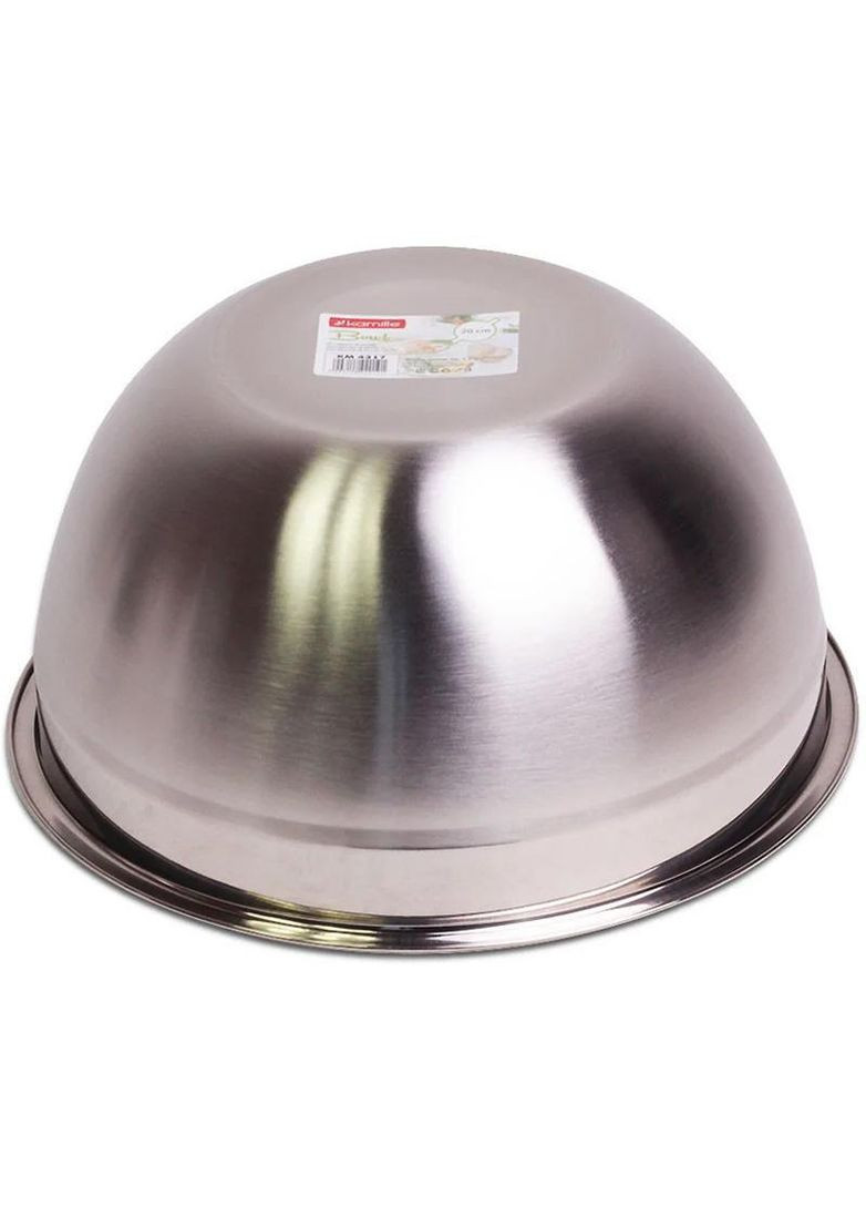 Миска GerStyle кругла Ø26см, нержавіюча сталь Kamille (329895192)