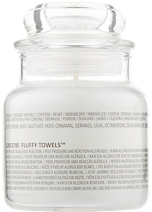 Ароматическая свеча "Пушистые полотенца" Fluffy Towels 623g (540473-33952) Yankee Candle (368630851)