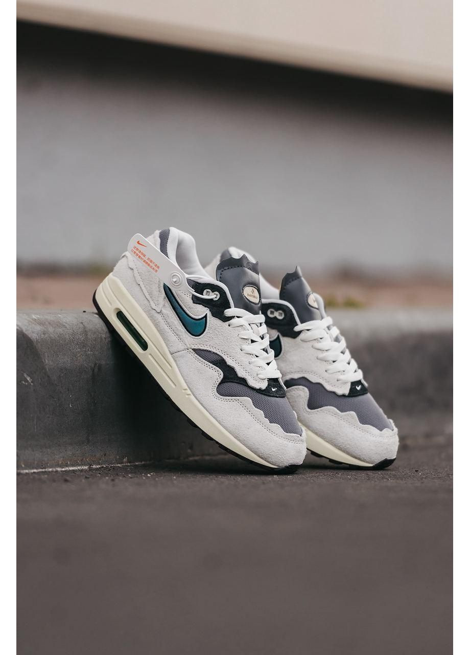 Бежевые демисезонные кроссовки мужские nike air max 1 protection pack найк аир макс No Brand