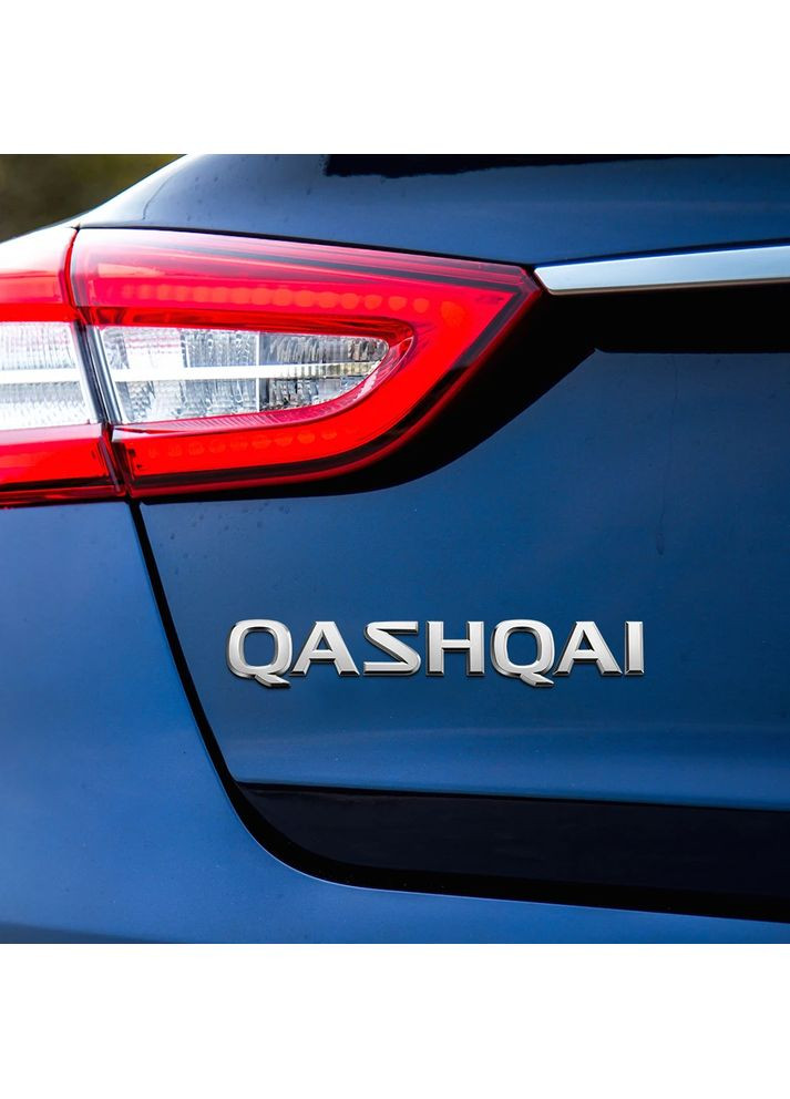 Емблема напис QASHQAI для хром 200х30мм пластик (на скотчі) Nissan (369610234)