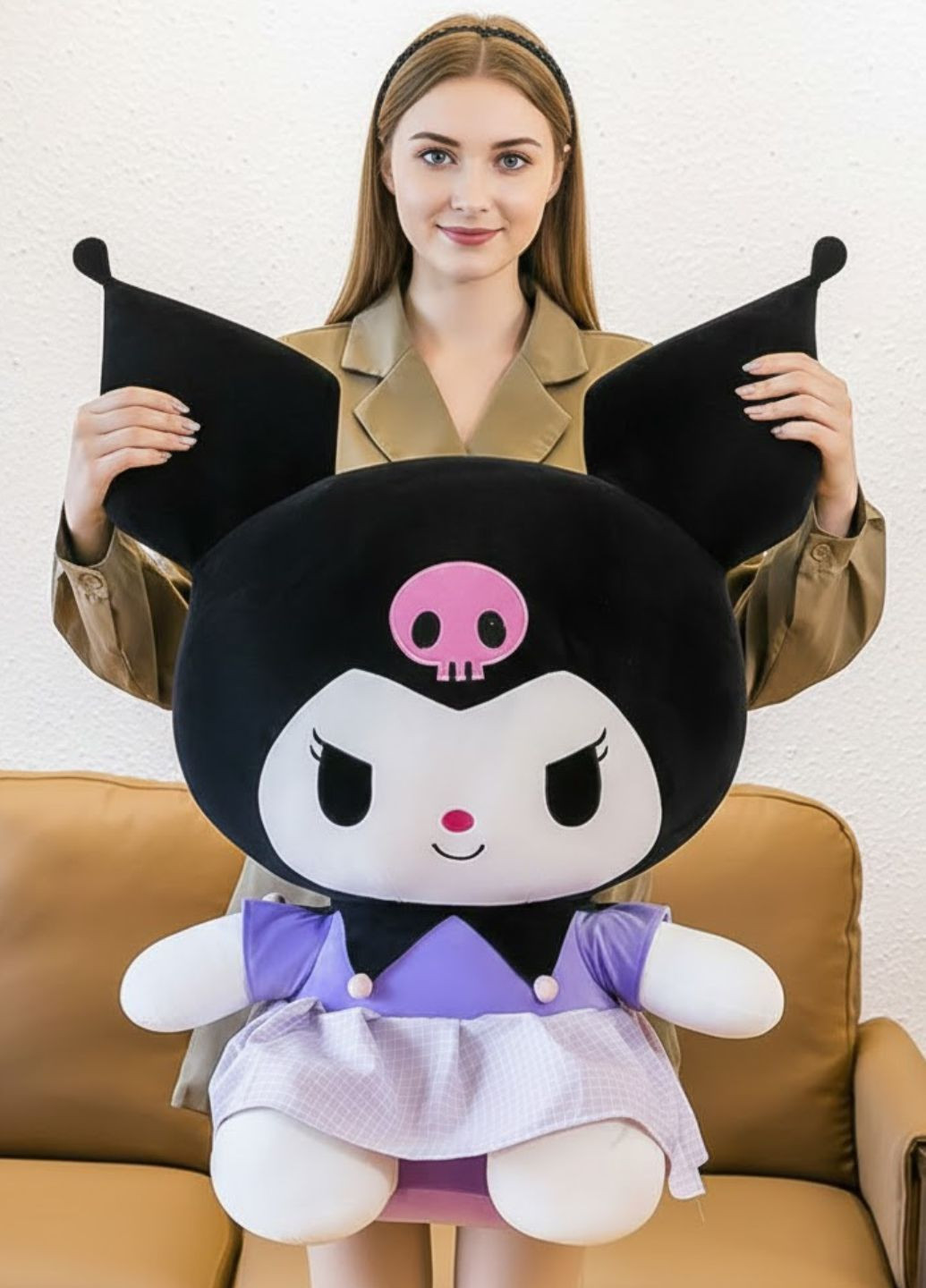 Большая мягкая игрушка Куроми 80 см плюшевая обнимашка антистресс My Kigu (373188489)