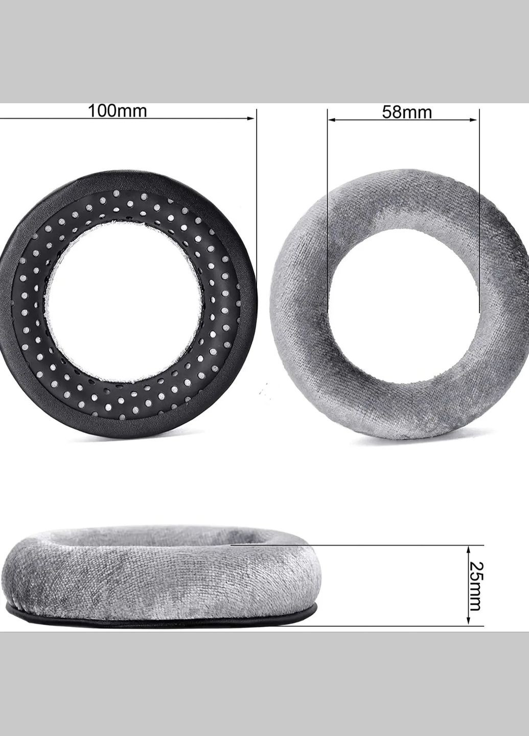 Амбушюры DT770 DT880 DT990 DT770pro DT880pro DT990pro D=100mm Beyerdynamic (346059780)