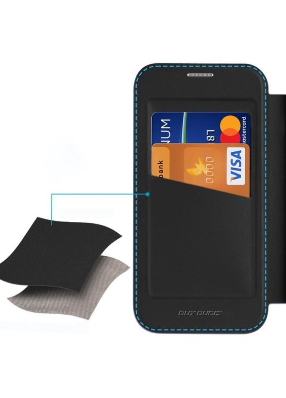 Чехол-книга Skin X Pro with MagSafe для Apple iPhone 17 (6.3") Black Dux Ducis (366833013)