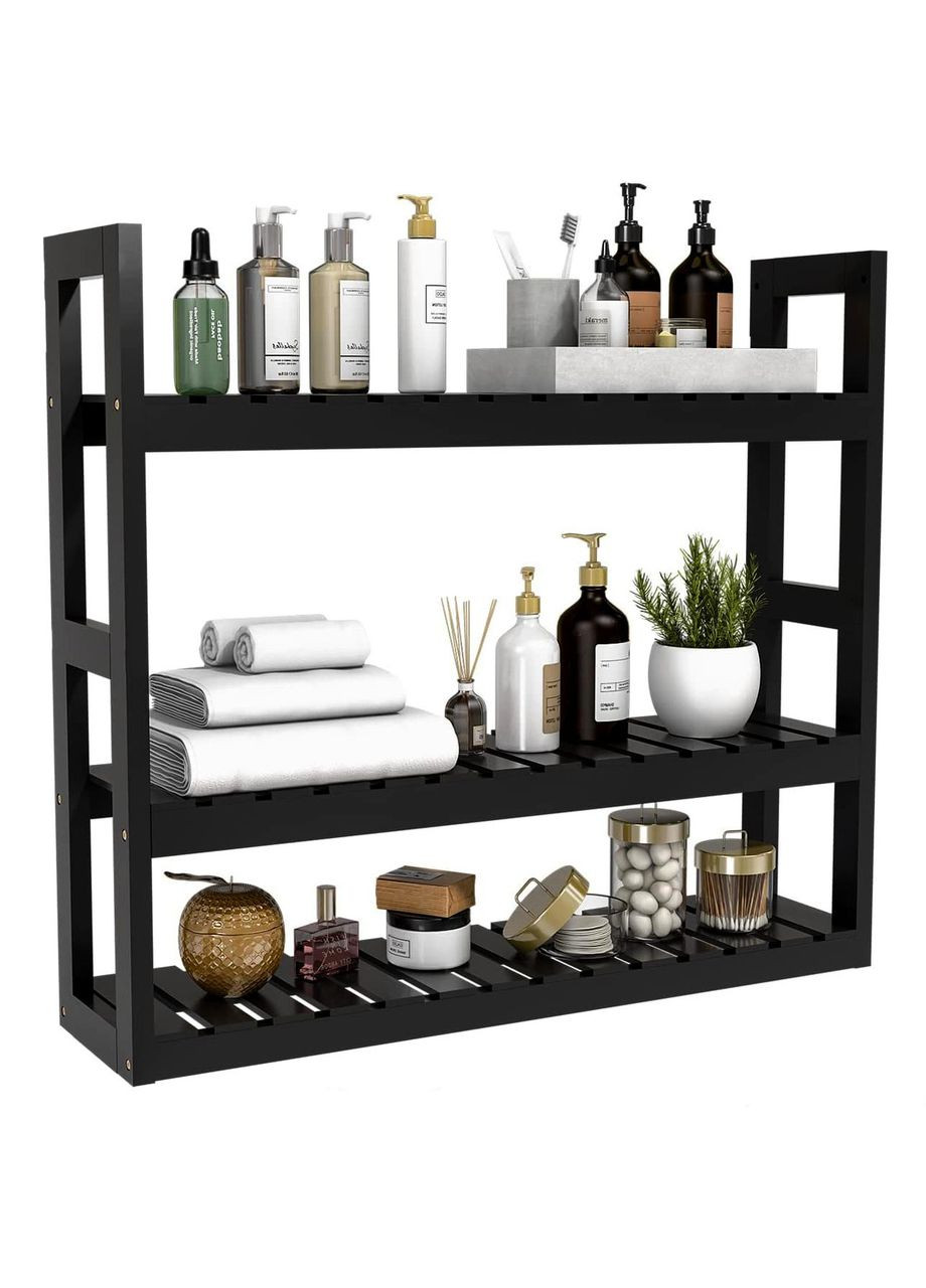 Настольная полка для ванной из дерева Верлит венге (ВНО-004012) No Brand (328210687)