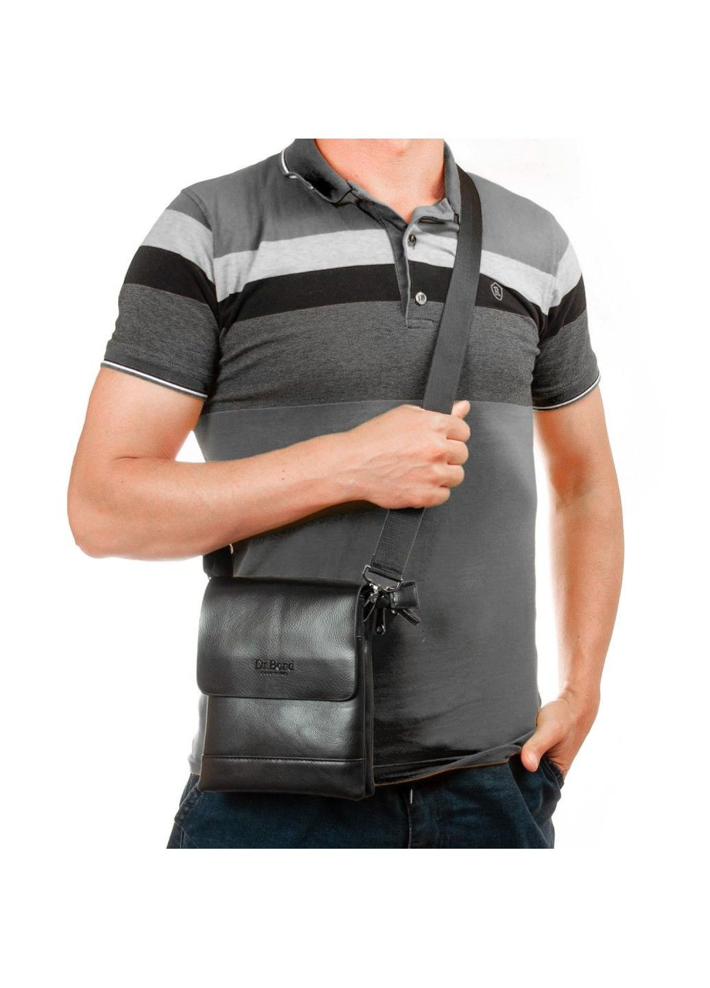 Сумка мужская Планшет иск-кожа 221-1 black Dr. Bond (303261021)