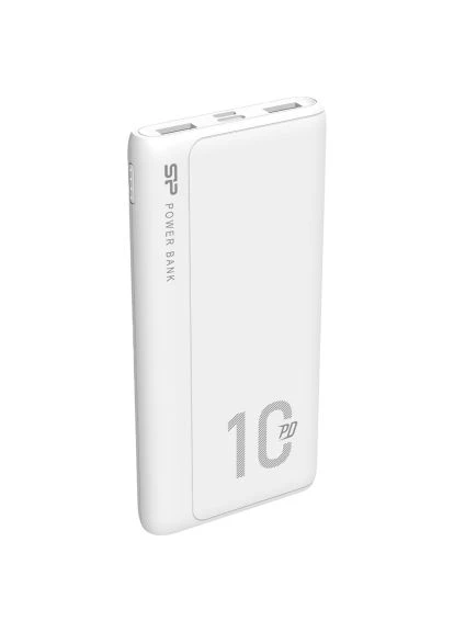 Батарея універсальна (SP10KMAPBKQP150W) Silicon Power 10000mAh QP15 White (389998624)