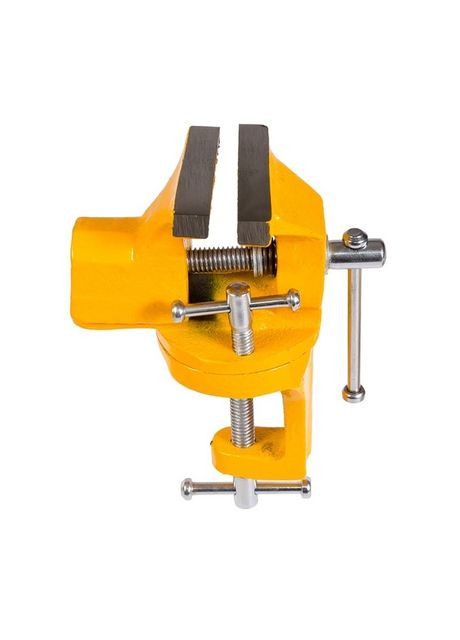 Тиски слесарные поворотные, 60 мм. Yellow (07-0202) Mastertool (340911709)