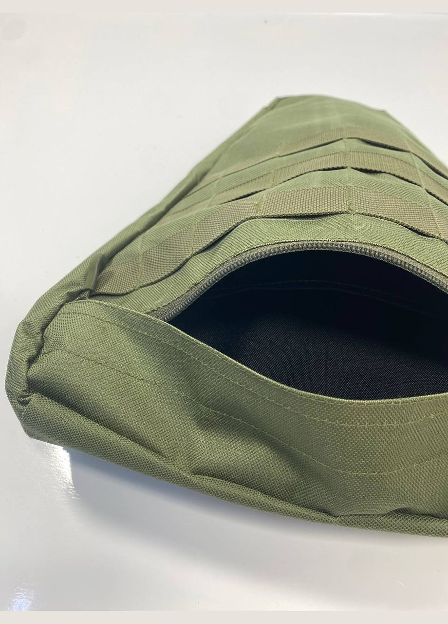Напашник (Vel) Х Tac з MOLLE-системою Oxford 600D 31см Олива (5024577) Clefers (327072175)